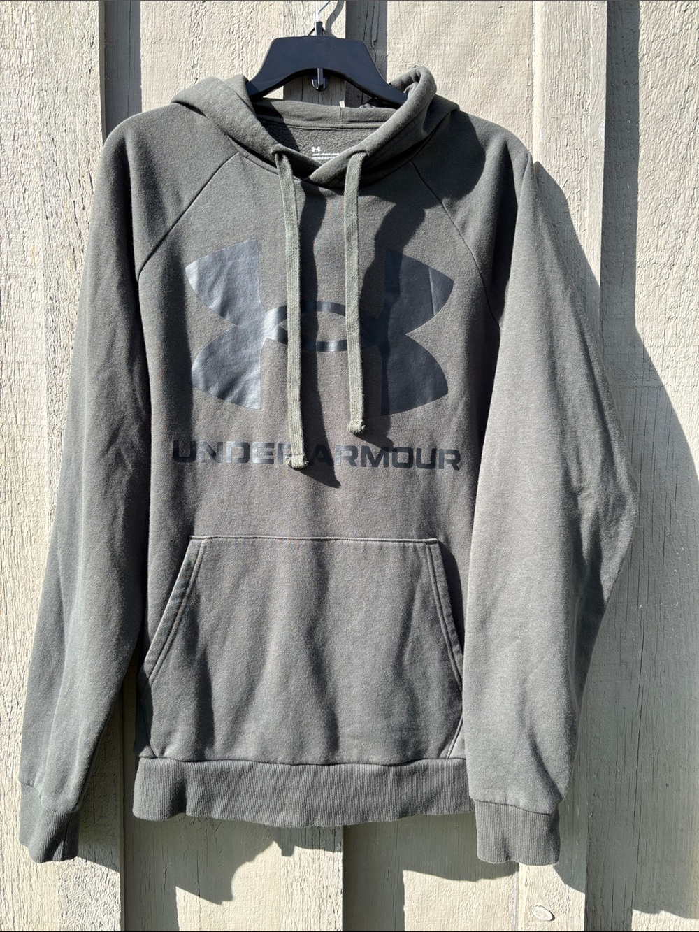 Under Armour Men's Olive Green Pull-Over Hoodie